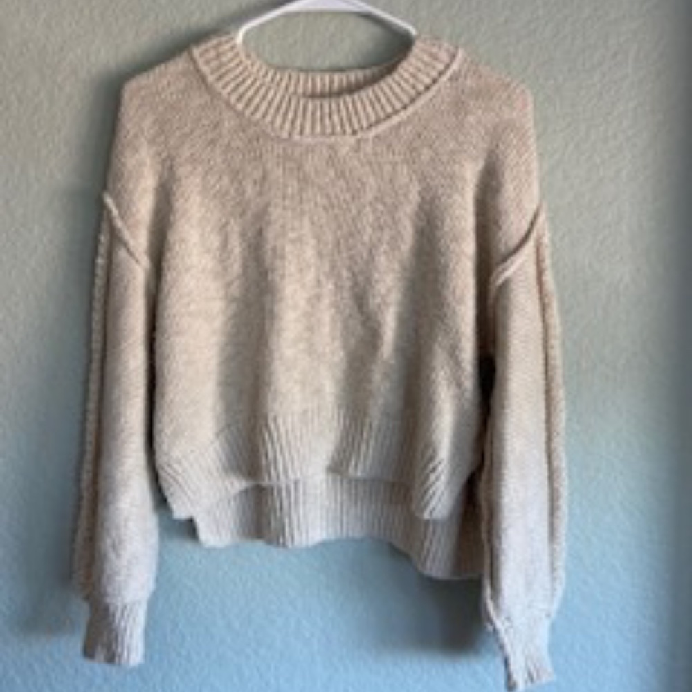Urban Outfitters Cream Colored Knit Sweater